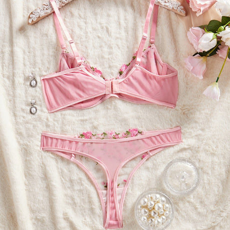 Melbourne Australia Shopping - Sheer Mesh Sexy Lingerie Set - Emete store