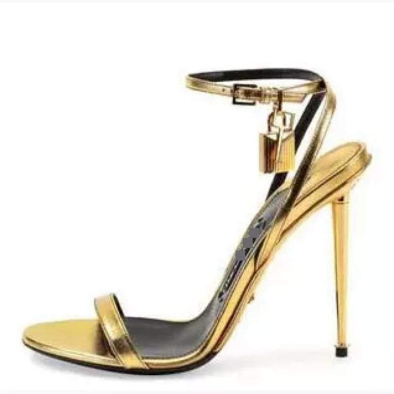 Mirror Stiletto Heel Sandals - Emete Store