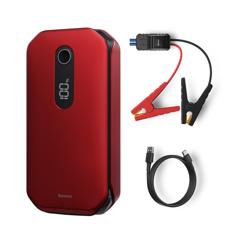 Baseus 1000A Car Jump Starter Power Bank 12000mAh Portable Battery Station For 3.5L/6L Car Emergency Booster Starting Device - Emete Store