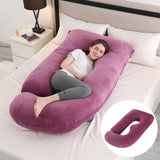 Emete J-shaped pregnancy sleeping pillow