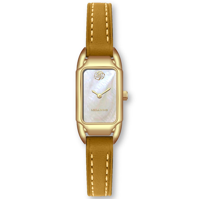 Women's Watch Brand Counter Brand Authentic Fashion Small Square Core Women's Watch Quartz Watch Popular - Emete store