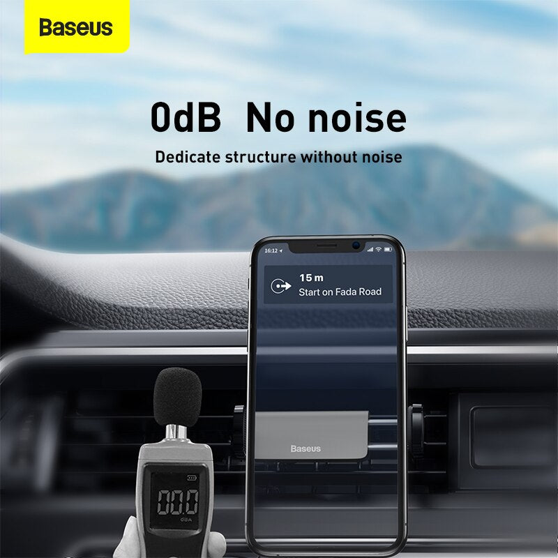 Baseus Car Phone Holder Air Vent Stand for Iphone XS 11 Samsung 4.7-6.5 Inch Mobilephone Auto Support Mount Car Phone Bracket