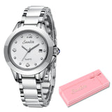 Sunkta Fashion Women's Watch Rose Gold Women's Watch Creative Waterproof Quartz Women's Watch - Emete store