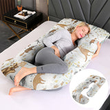 Emete J-shaped pregnancy sleeping pillow