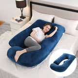 Emete J-shaped pregnancy sleeping pillow