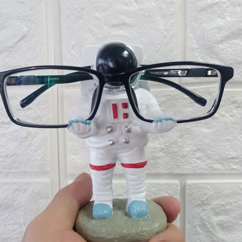 Creative Glasses Frame Display Stand Flat Bottom Spaceman Bracket Holder Resin Crafts Decoration - Emete Store