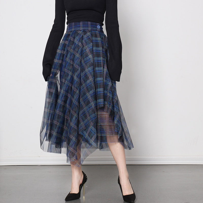 Multi-layer versatile A-line skirt for women - Emete Store