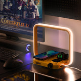 CNON Trendy Multi functional Wireless Charging Atmosphere Light Phone Earphones Watch Three in One RGB Colorful Light Intelligen - Emete store