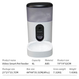 Wifi Smart APP Pet Feeder Household use Microchip Dog Automatic Pet Feeder Automatic Pet Feeder - Emete store