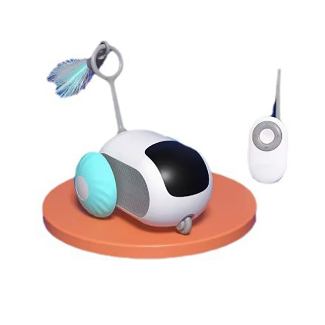 Remote Control Interactive Cat Car Toy USB Charging Chasing Automatic Self-moving Remote Smart Control Car Interactive Cat Toy P - Emete store