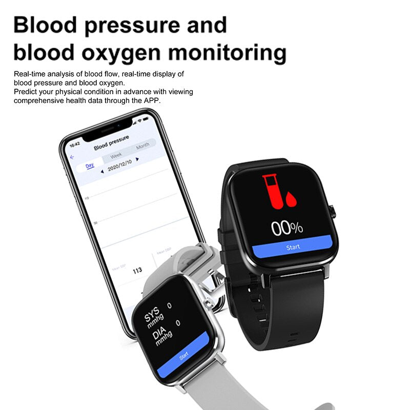 Cobrafly DT35+ Smart Watch Men Women 1.75inch Bluetooth Call Watches ECG PPG - Emete store