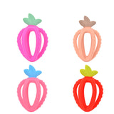 Baby Gloves Teething Rubber Silicone Baby Anti-Eating Hands Soothing Rattles Hand Ring Teething Stick Bite Toy