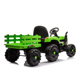 Children's electric tractor toy, powered by 24V battery, 200w * 2 motor 1.86-4.97MPH/remote control three speed adjustable