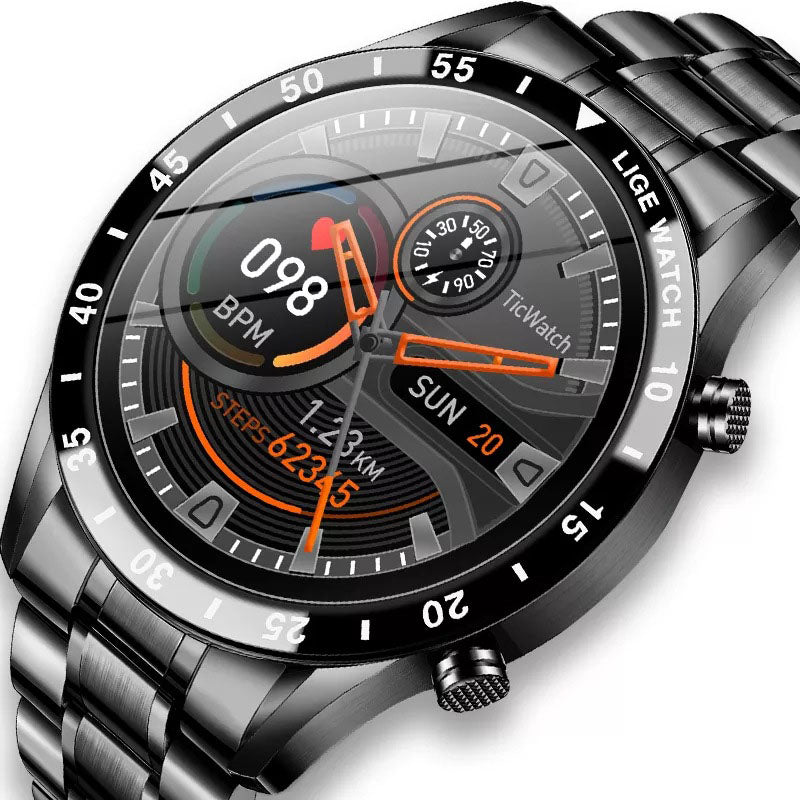 Multifunctional Smart Watch Bluetooth Call Pedometer Blood Pressure Heart Rate Detection Waterproof Watch - Emete store