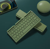 Mini Folding Keyboard Wireless Bluetooth-compatible Keyboard Foldable Keypad For Laptop Windows Android Tablet ipad Phone - Emete store