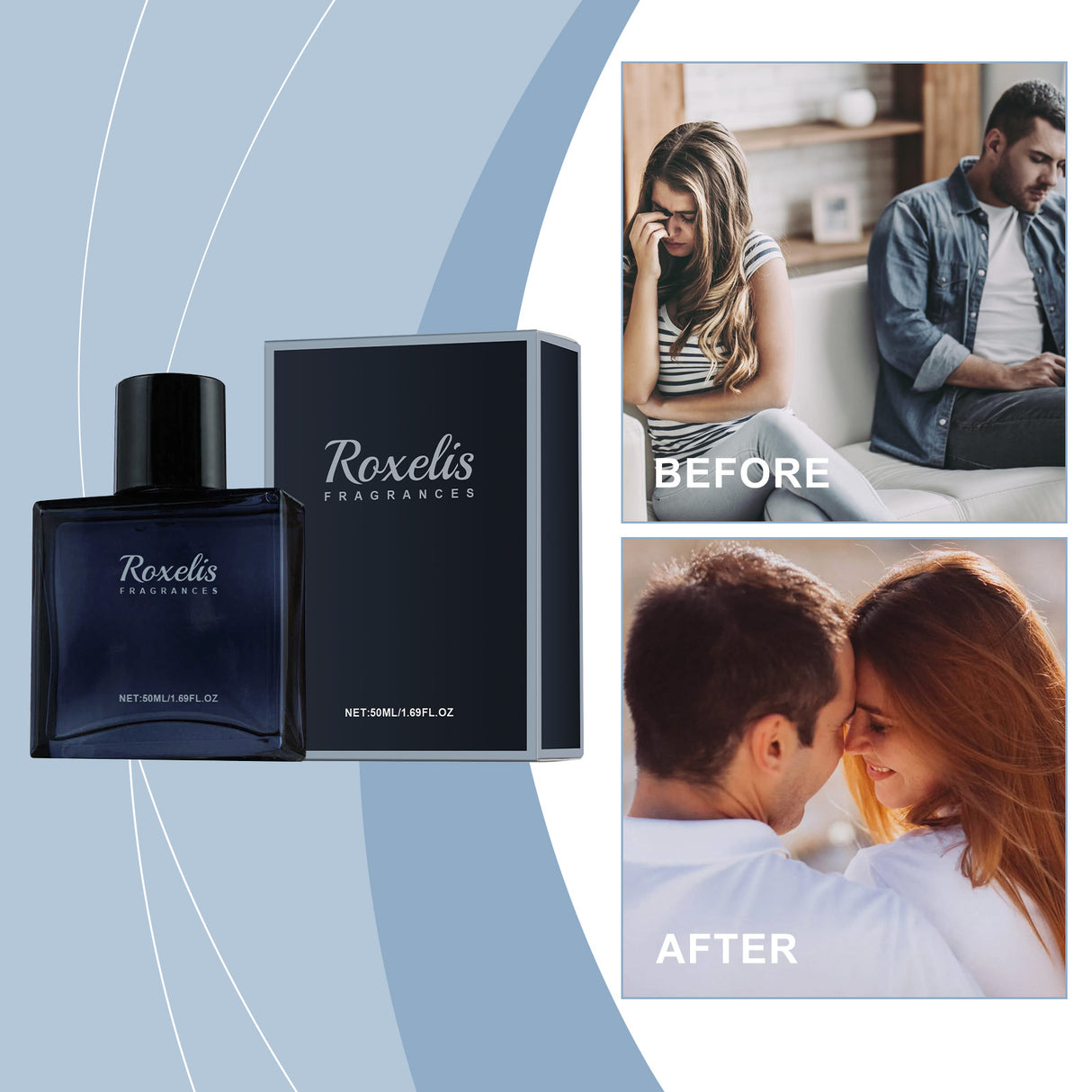 Men's Charm Perfume, Natural Fresh Lasting Fragrance Release Men's Charm Temperament Dating Atmosphere Perfume - Emete store