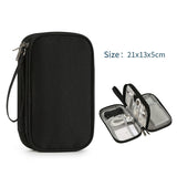 New Flat Digital Multifunctional Portable Travel Data Cable Storage Bag