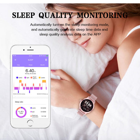 H16 Women's Smart Watch Heart Rate Sleep Sports Pedometer Watch Bracelet - Emete store