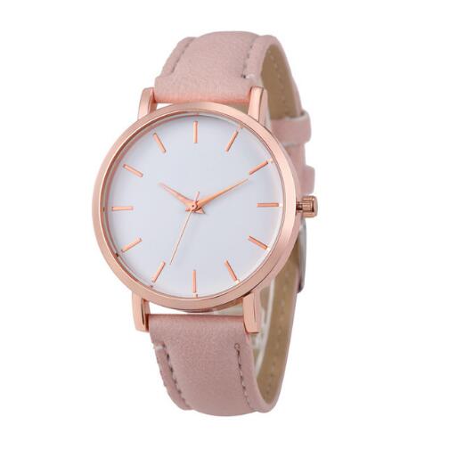 Leather Stainless Quartz Wrist Watches Women - Emete Store