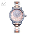 Rose Gold Watch Women Quartz Watches Ladies Top Brand Crystal Luxury Female Wrist Watch - Emete store