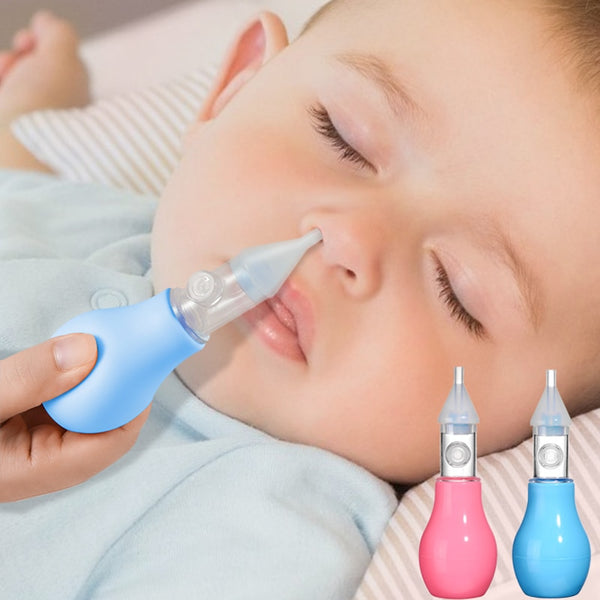 Infant silicone nasal aspirator pump type neonatal cold nasal mucus cleaner eprolo