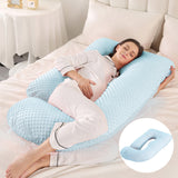 Emete J-shaped pregnancy sleeping pillow