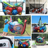 Large Swimming Pool Storage Bag Foldable Hanging Heavy-Duty Mesh Bag, Toy and Household Goods Storage Bag