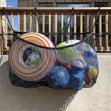 Large Swimming Pool Storage Bag Foldable Hanging Heavy-Duty Mesh Bag, Toy and Household Goods Storage Bag