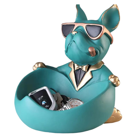 Cute French Bulldog Resin Figurine, Perfect for Table Decoration - Emete store