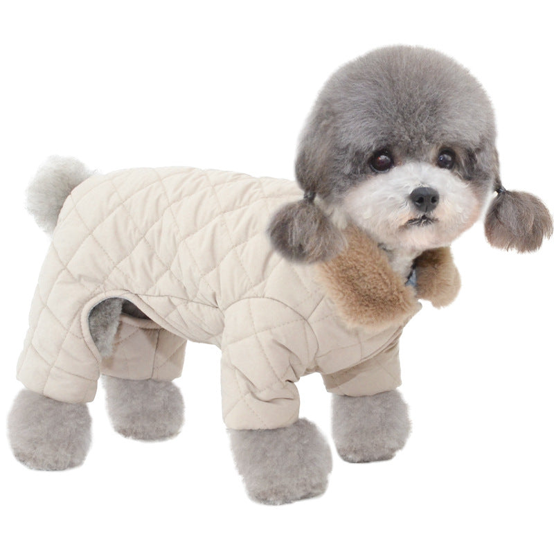 Winter New Pet Cotton Coat Dog Cotton Coat Dog Clothes Pet Clothes Dog Clothes Teddy Clothes - Emete Store