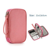 New Flat Digital Multifunctional Portable Travel Data Cable Storage Bag