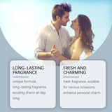 Men's Charm Perfume, Natural Fresh Lasting Fragrance Release Men's Charm Temperament Dating Atmosphere Perfume - Emete store