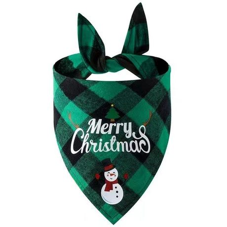 Christmas Day Border Protection Pet Small, Medium, and Large Dogs, Dogs, Cats, Teddy Triangular Towels, Water Jars - Emete store