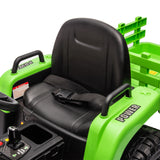 Children's electric tractor toy, powered by 24V battery, 200w * 2 motor 1.86-4.97MPH/remote control three speed adjustable