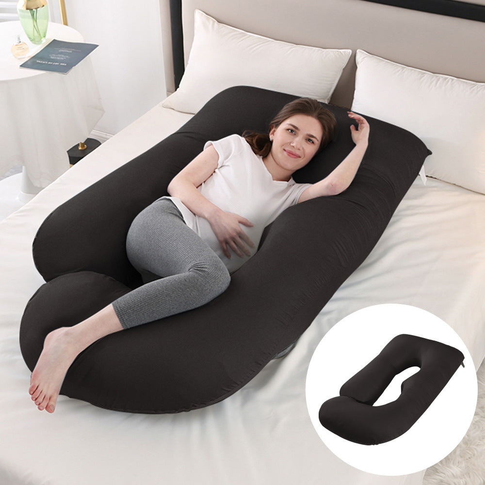 Emete J-shaped pregnancy sleeping pillow