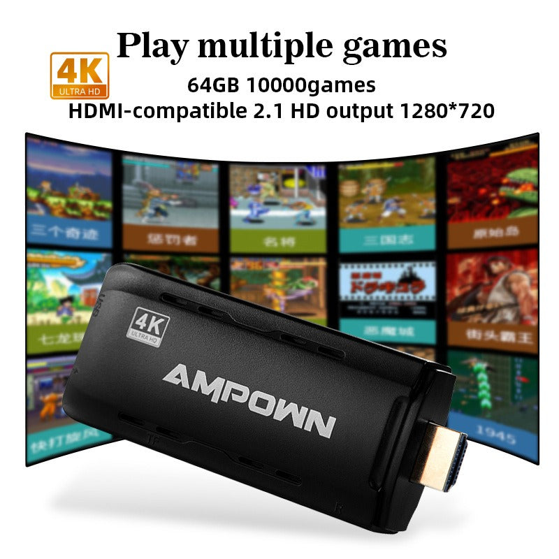 Wireless HD arcade PSP home TV game console U9 retro doubles mini game console - Emete store