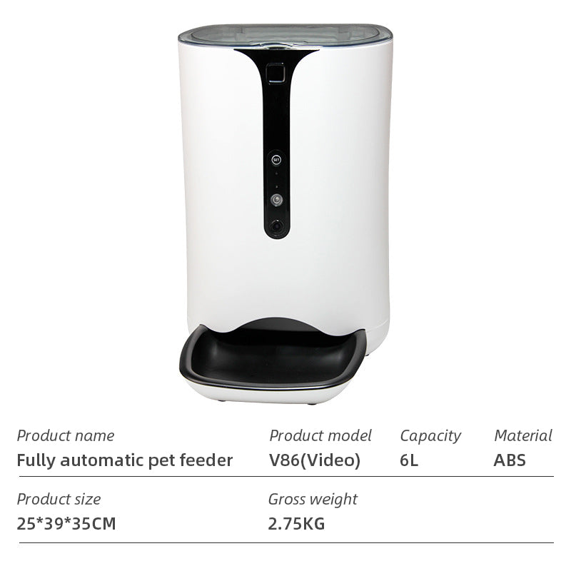 Wifi Smart APP Pet Feeder Household use Microchip Dog Automatic Pet Feeder Automatic Pet Feeder - Emete store