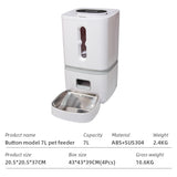 Wifi Smart APP Pet Feeder Household use Microchip Dog Automatic Pet Feeder Automatic Pet Feeder - Emete store