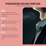 Roxelis Pheromone Infused Perfume, Men's Perfume Long Lasting Cologne Jasmine Perfume Natural Fresh Charm Leave Fragrance - Emete store