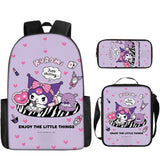 New Cartoon School Bag Printing Custom Bookbag High Quality Backpack Pencil Cases Kids Bags For Girls