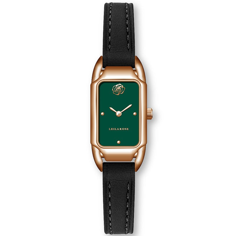 Women's Watch Brand Counter Brand Authentic Fashion Small Square Core Women's Watch Quartz Watch Popular - Emete store