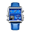 Lige New Electronic Quartz Dual Display Watch Men's Waterproof Watch Multi-Function Electronic Watch Quartz Watch - Emete store