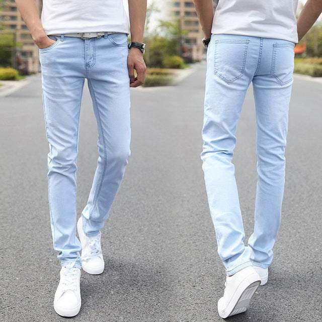 Denim Skinny Jeans Distressed Men - Emete Store