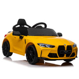 Yellow BMW M4 12v Kids ride on toy car 2.4G W/Parents Remote Control Three speed adjustable