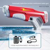 Electric Burst Water Gun Toy Can Launch Induction Water Absorption Long Range Large Capacity Girl To Fight Water Fight