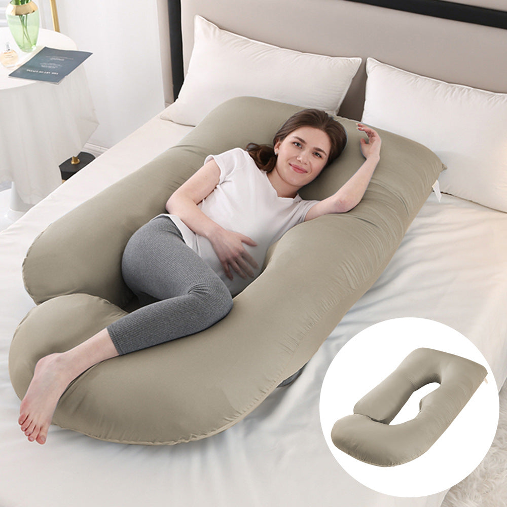 Emete J-shaped pregnancy sleeping pillow