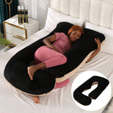 Emete J-shaped pregnancy sleeping pillow