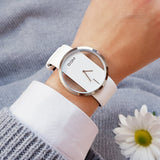 DOM fashion Women Watches Luxury Women Bracelet Quartz twatch for women Quartz Watch wristwatch girl waterproofk genuine leather - Emete store