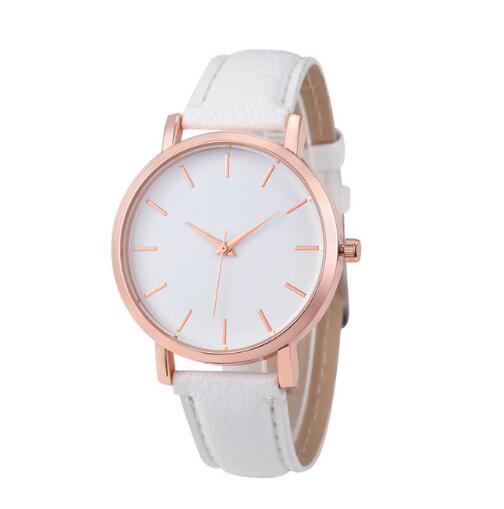 Leather Stainless Quartz Wrist Watches Women - Emete Store