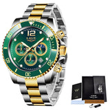 New Quartz Watch Men's Sports Waterproof Watch Multifunctional Chronograph - Emete store